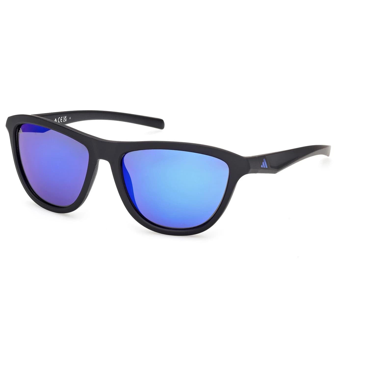 Мъжки очила за колоездене Adidas eyewear ES0001 S3 Cycling glasses - Matte Black / Blue Mirror