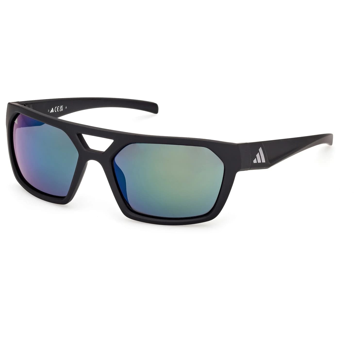 Мъжки слънчеви очила Adidas eyewear ES0004 S3 Sunglasses - Matte Black / Green