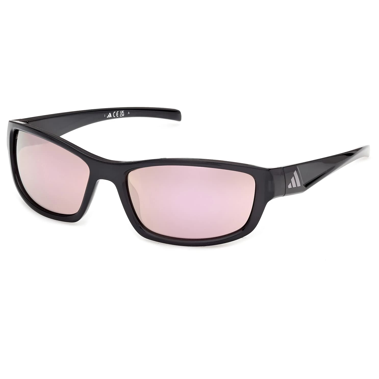 Мъжки очила за колоездене Adidas eyewear ES0005 S3 Cycling glasses - Grey / Violet