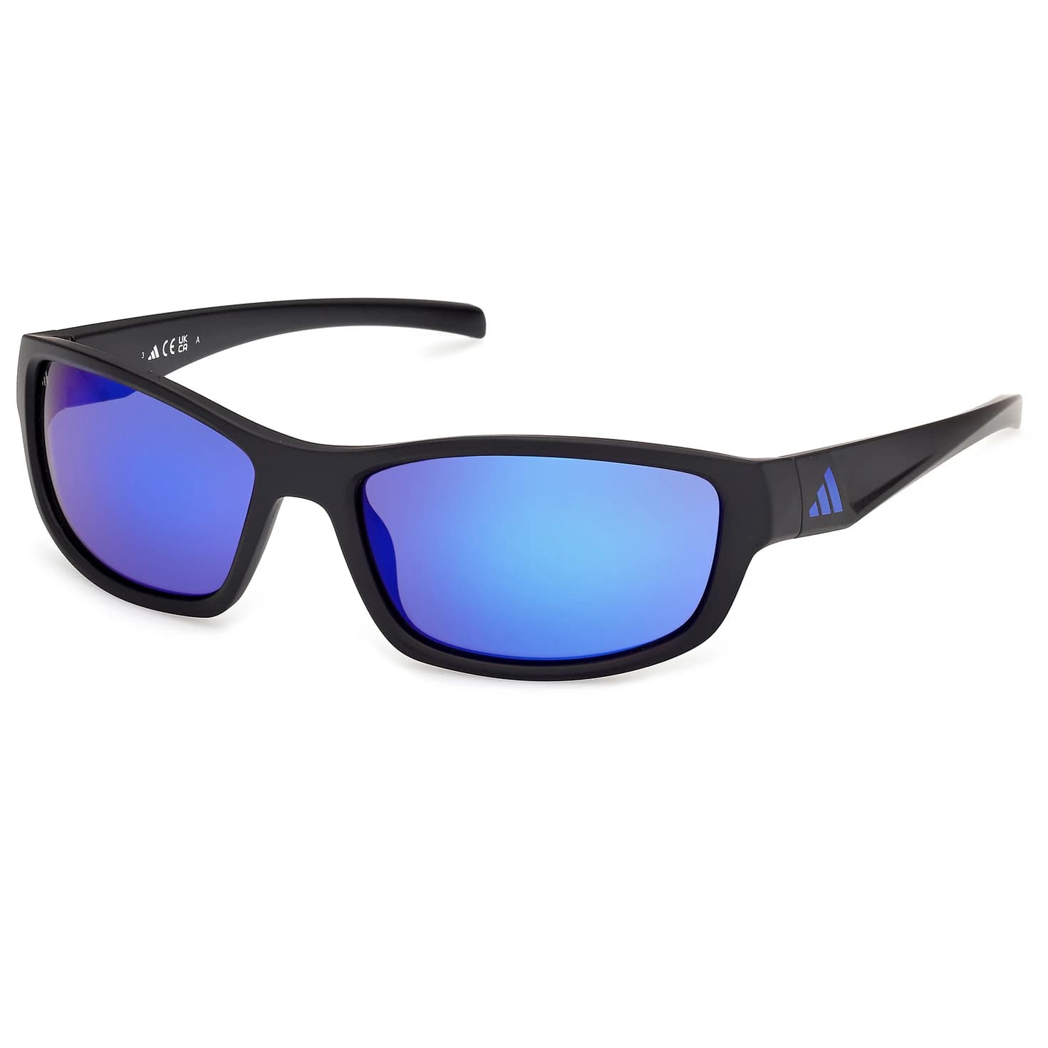 Мъжки очила за колоездене Adidas eyewear ES0005 S3 Cycling glasses - Matte Black / Blue