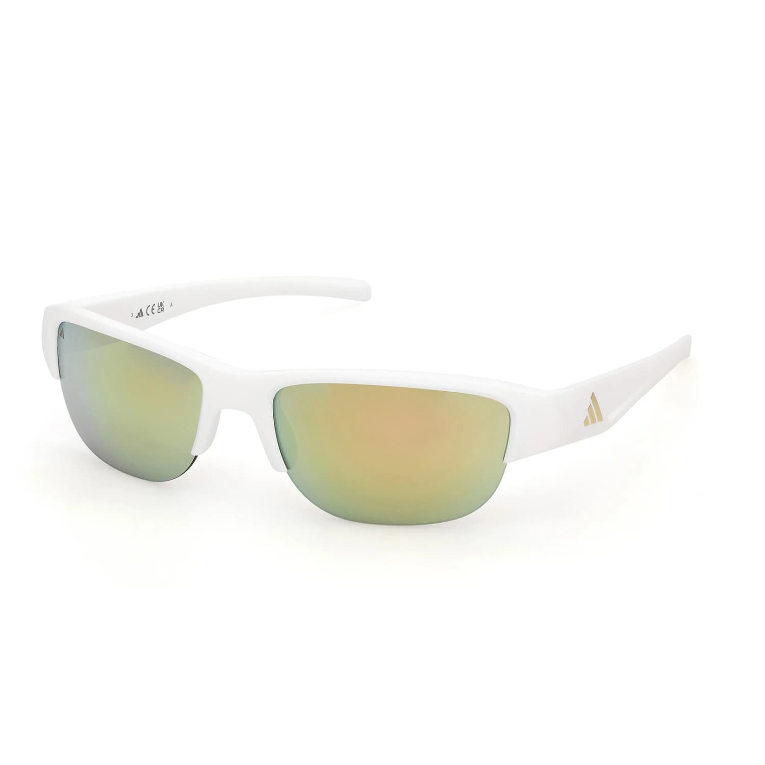 Мъжки очила за колоездене Adidas eyewear ES0006 Mirror S3 Cycling glasses - White / Brown Mirror