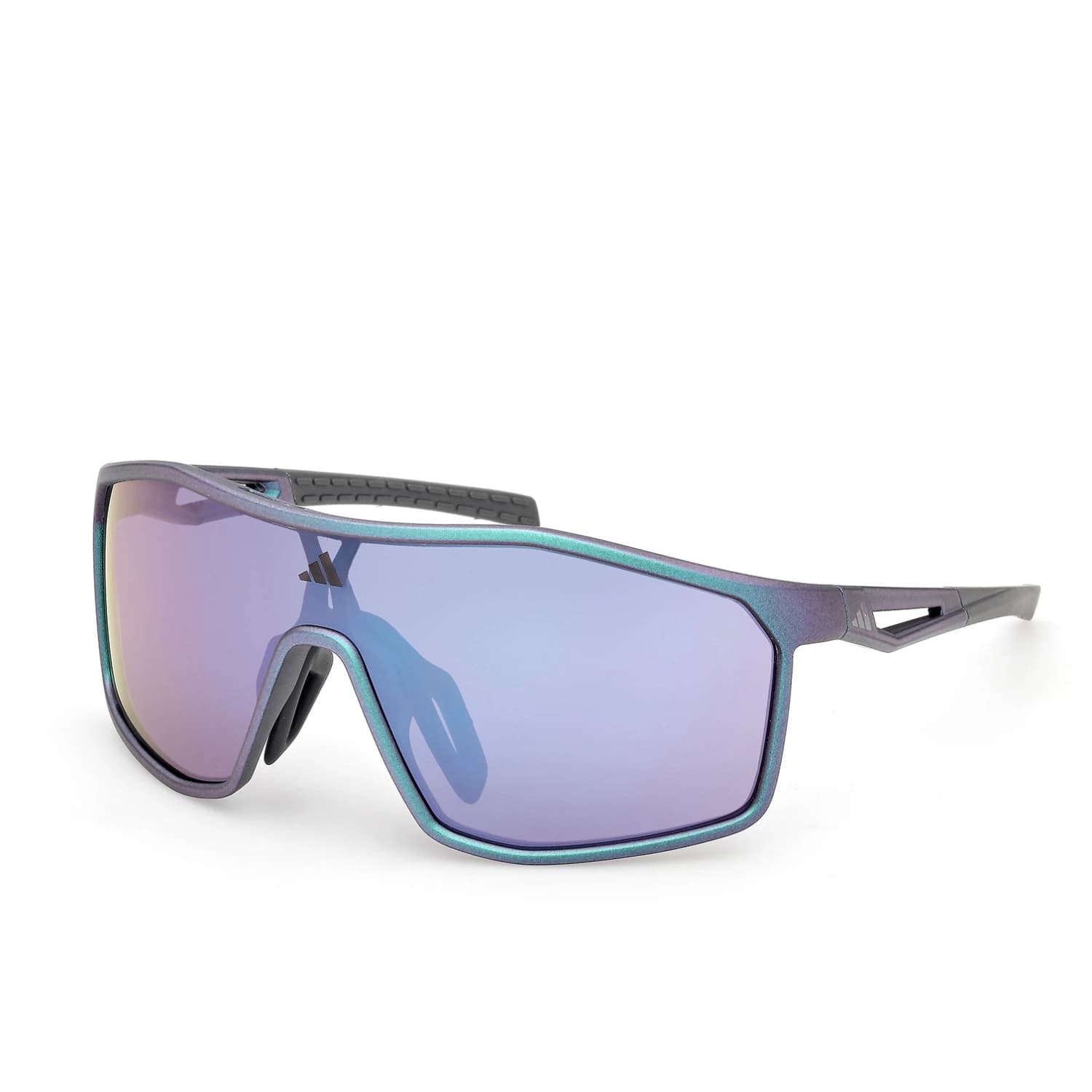 Мъжки очила за колоездене Adidas eyewear Kalidro Mirror S3 Cycling glasses - Matte Dark Green / Lavender Mirror