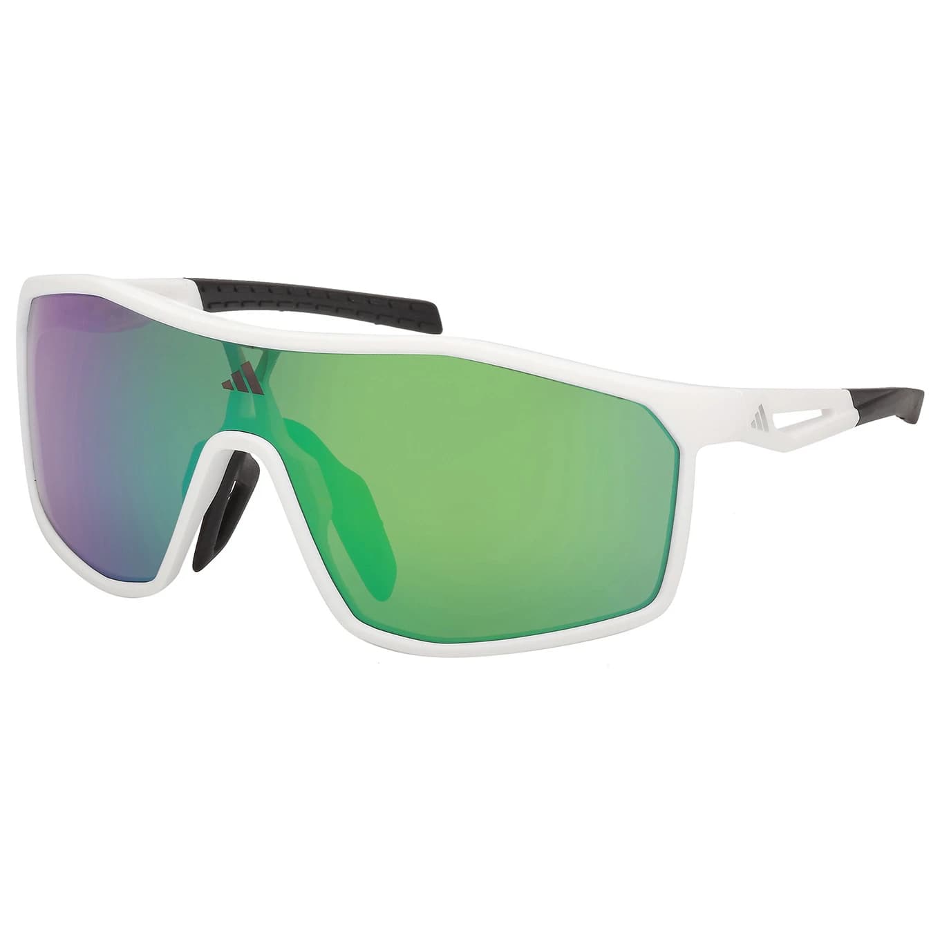 Мъжки очила за колоездене Adidas eyewear Kalidro Mirror S3 Cycling glasses - White / Green Mirror