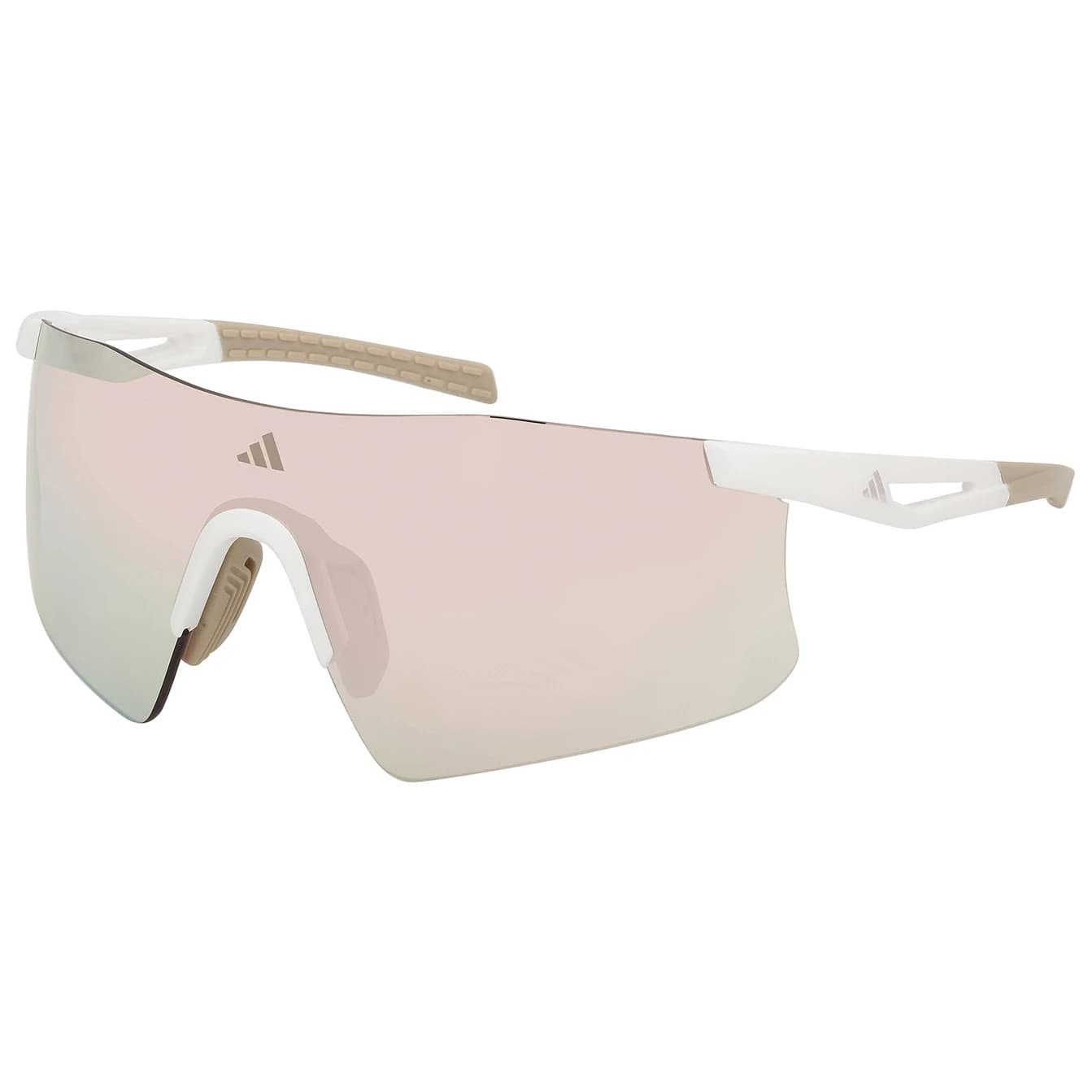 Adidas eyewear Kaphiros Mirror S2 Running glasses - White / Brown Mirror