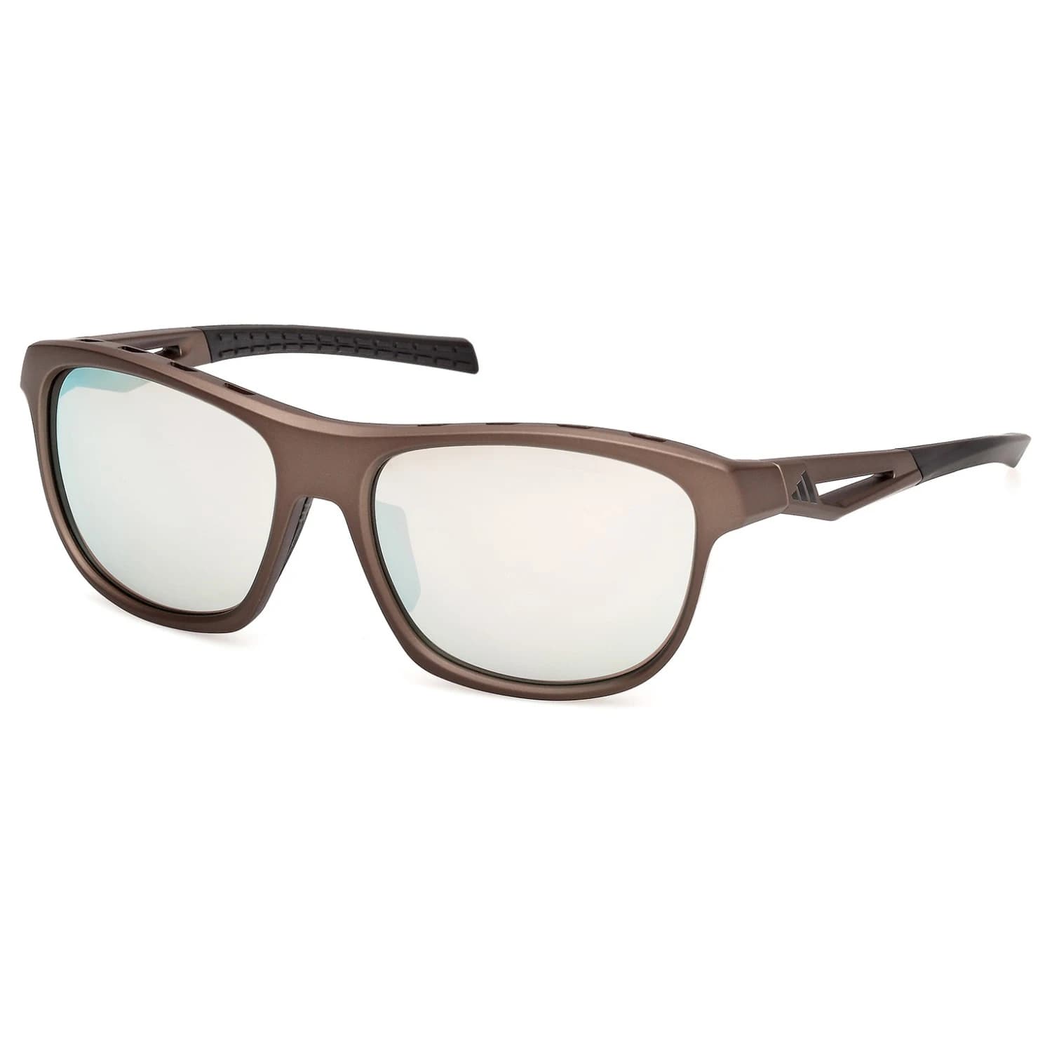 Adidas eyewear SP0118 Mirror S2 Running glasses - Matte Dark Brown / Brown Mirror