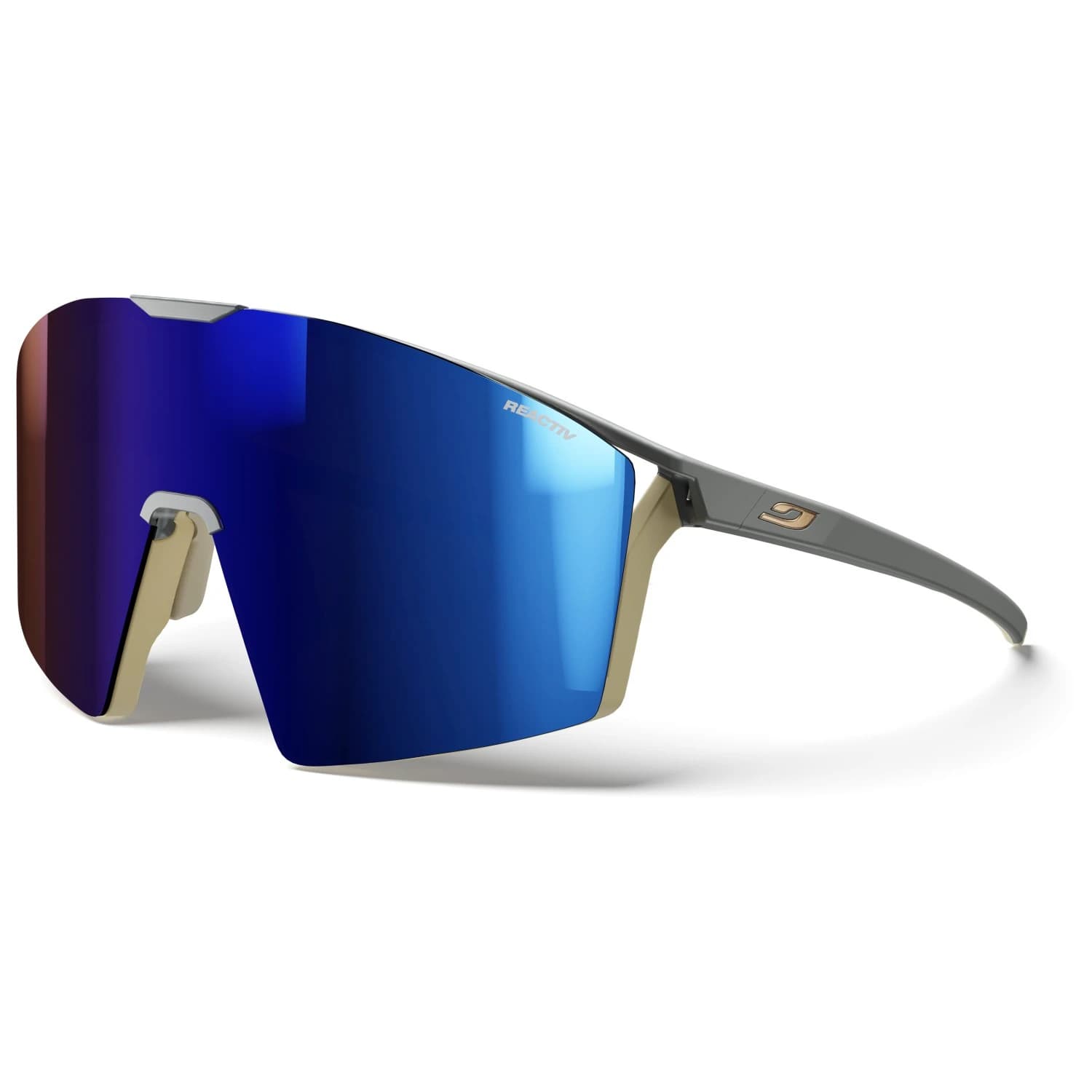 Алпийски очила Julbo Edge Cover Reactiv S2-4 Glacier glasses - Dark Brown / Brown / Blue Flash