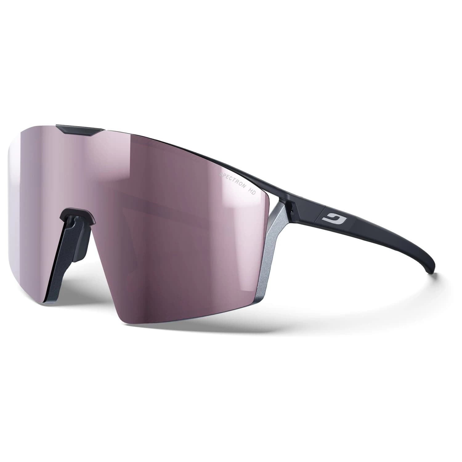 Очила за колоездене Julbo Edge Spectron HD S3 Cycling glasses - Dark Grey / Chrome Grey / Vermilion / Silver Flash