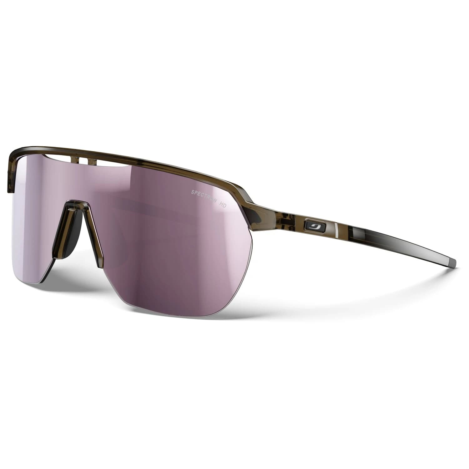 Очила за колоездене Julbo Frequency Spectron HD S3 Cycling glasses - Brown / Black / Vermilion / Silver Flash
