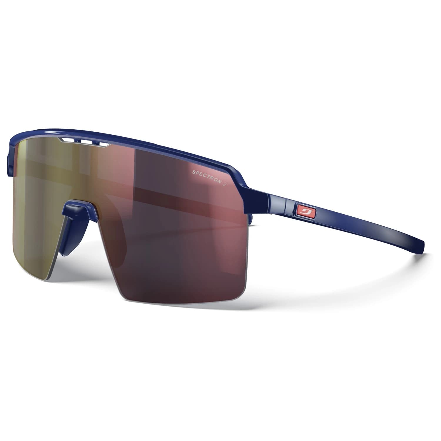 Детски очила за колоездене Julbo Kid's Intensity Spectron S3 Cycling glasses - Dark Blue / Brown / Red Flash