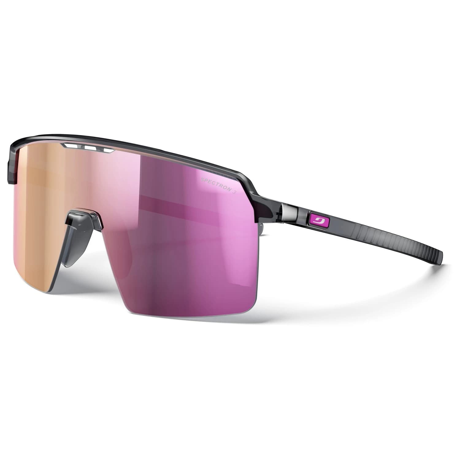 Детски очила за колоездене Julbo Kid's Intensity Spectron S3 Cycling glasses - Grey / Smokegrey / Rose Flash