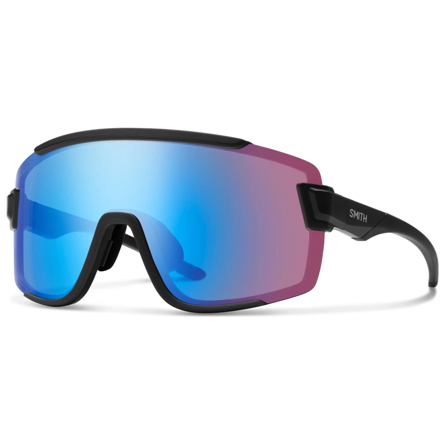 Очила за колоездене Smith Wildcat ChromaPop Mirror S1 Cycling glasses - ChromaPop Low Light Rose Blue Mirror / Matte Black