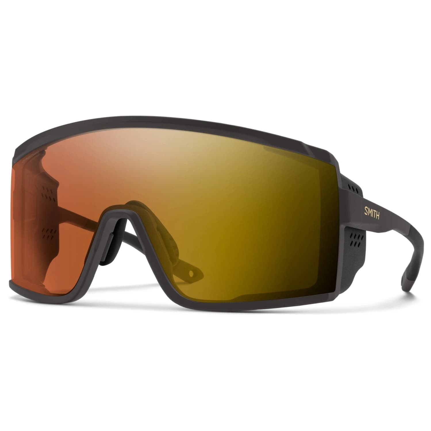 Алпийски очила Smith Pursuit Photochromic Mirror S1-4 + Clear Lens Glacier glasses - Matte Gravy / CP Glacier PC Copper Gold Mirror