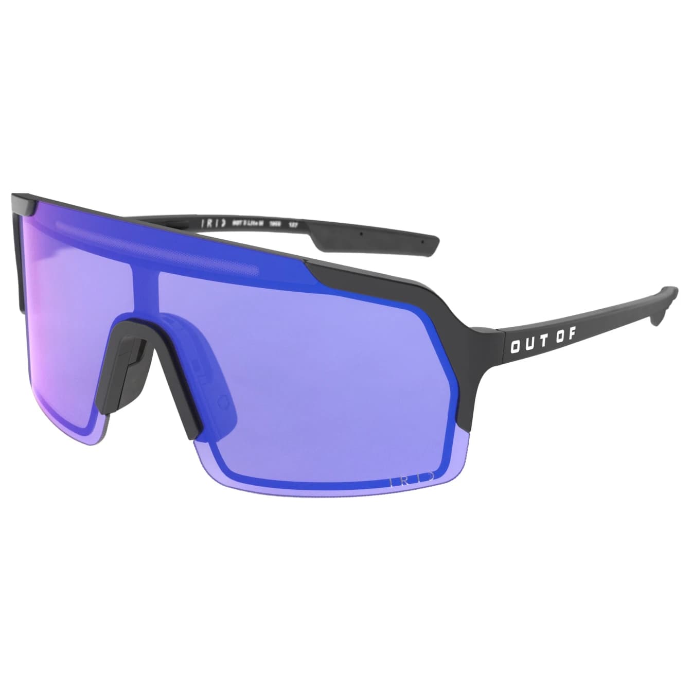 Очила за колоездене Out Of Bot 3 Lite Cycling glasses - Black / White / IRID Blue