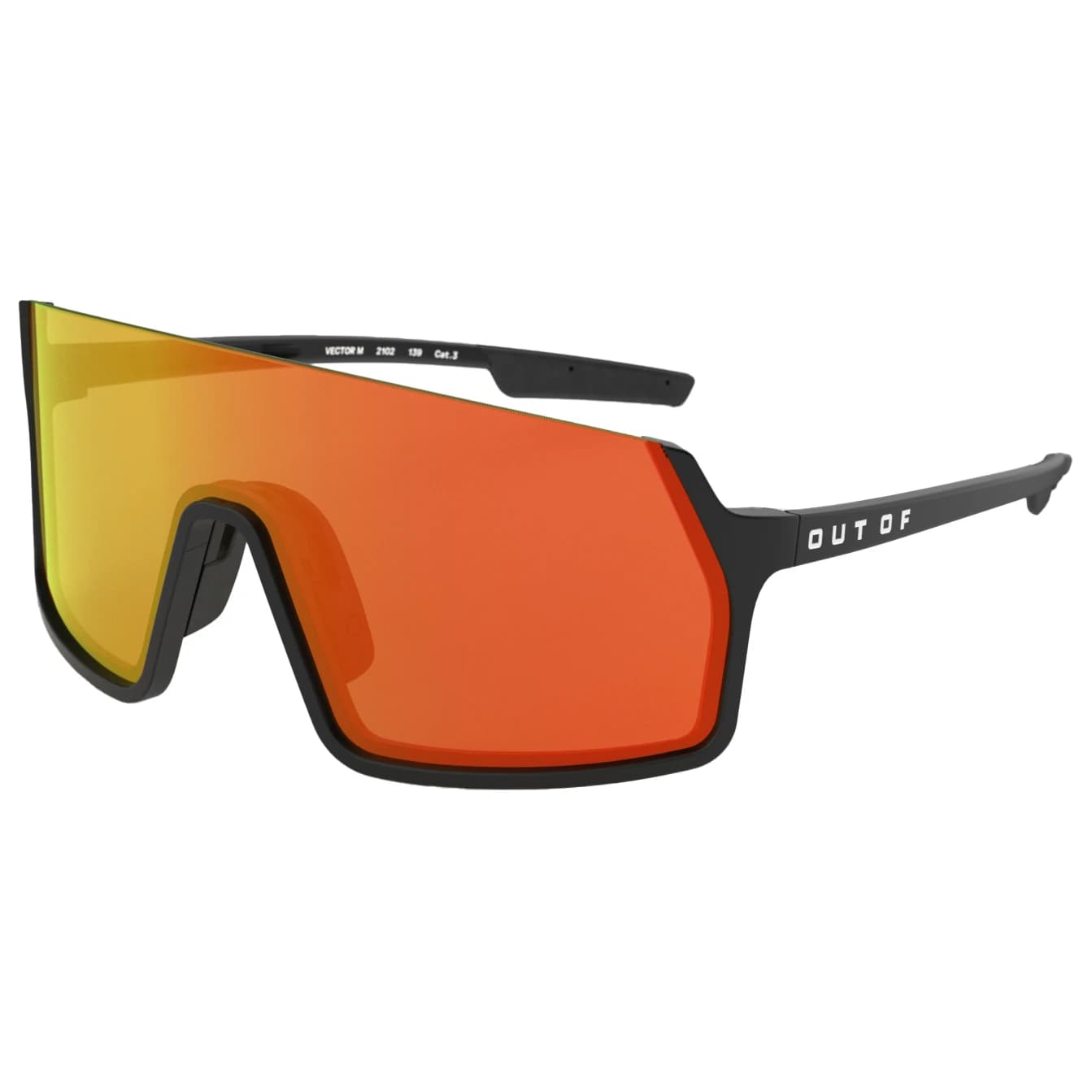 Очила за колоездене Out of Vector S3 Cycling glasses - Black / Red MCI