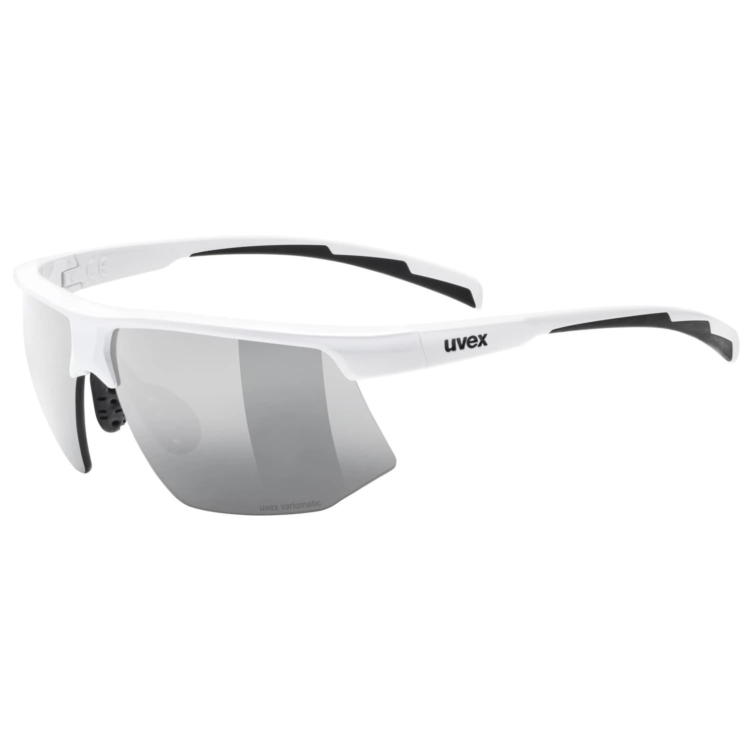 Очила за колоездене Uvex Aerios S1-3 Cycling glasses - White Matt / Smoke