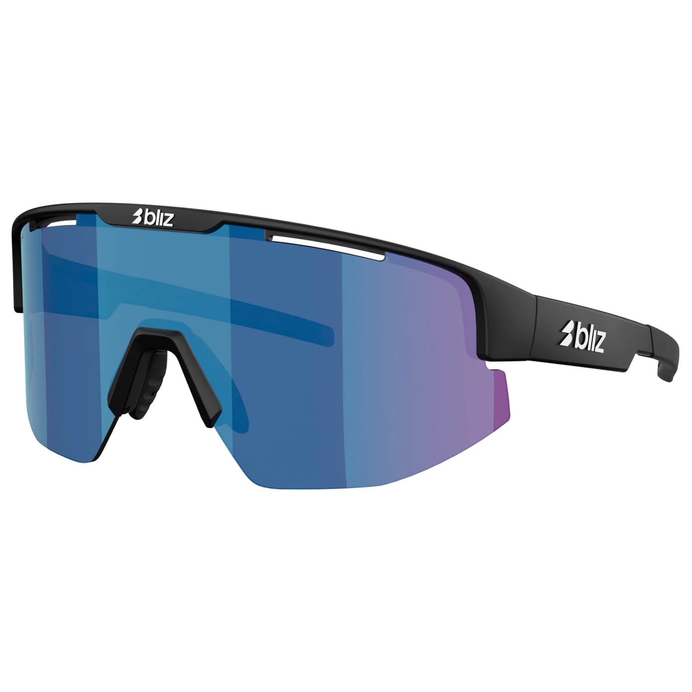 Очила за колоездене Bliz Matrix S3 Cycling glasses - Matte Black / Smoke / Blue Multi