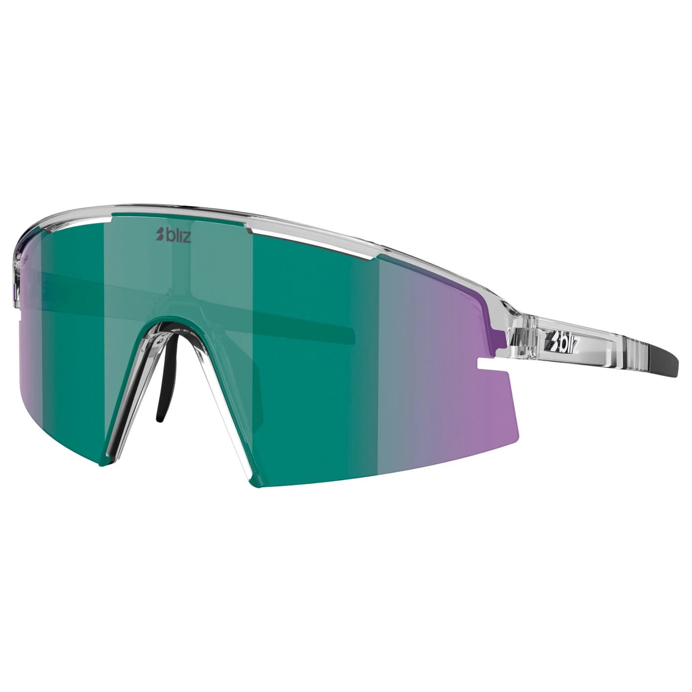 Очила за колоездене Bliz P006S S3 Cycling glasses - Crystal Black / Green / Green Multi