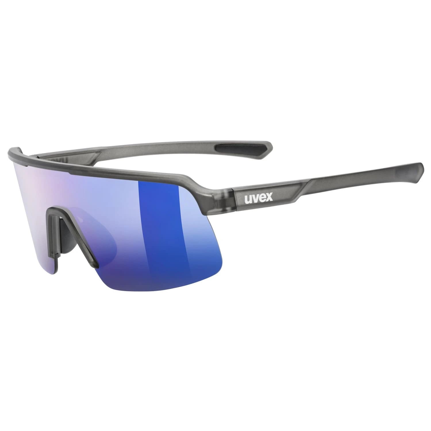 Детски очила за колоездене Uvex Kid's Dyrt Junior Mirror S3 Cycling glasses - Smoke Mat / Blue Mirror