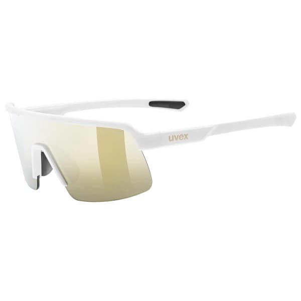 Детски очила за колоездене Uvex Kid's Dyrt Junior Mirror S3 Cycling glasses - White Matt / Gold Mirror