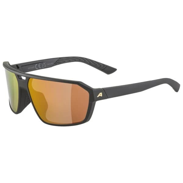 Слънчеви очила Alpina Swift Mirror S2 Sunglasses - Black / Gold Matt / Gold Mirror