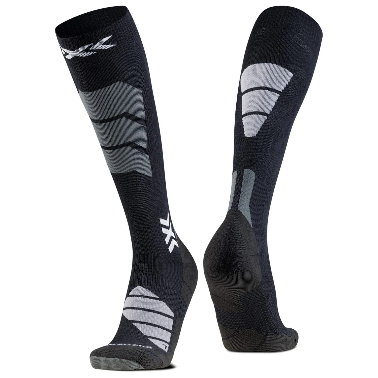 Ски чорапи X-Socks Ski Expert Silk Merino OTC Ski socks - X Black / Light Grey