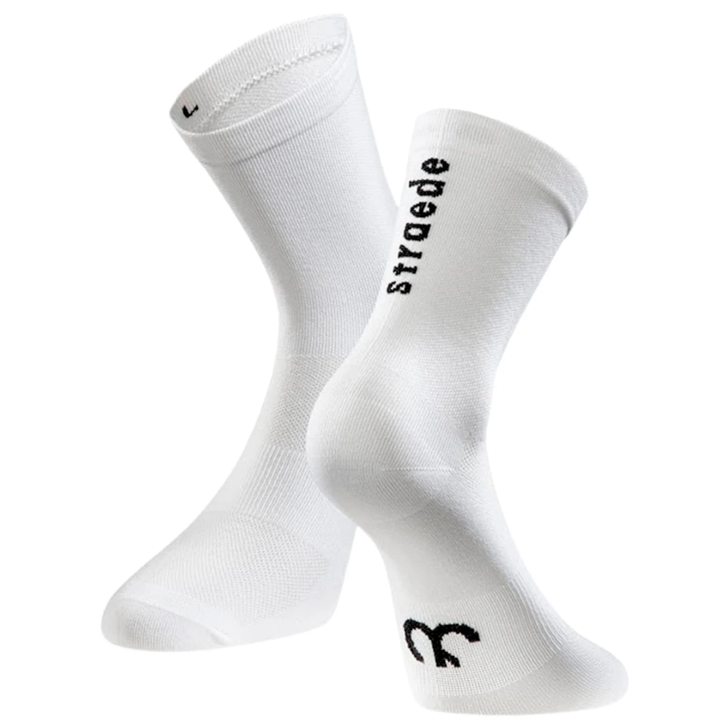 Чорапи за колоездене straede Socks Cycling socks - White