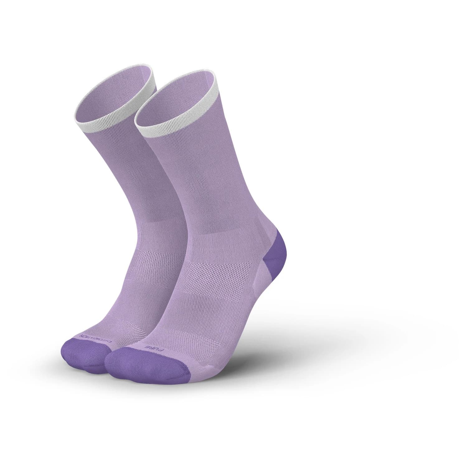 Чорапи за бягане INCYLENCE Pure V1 Cycling socks - Viola