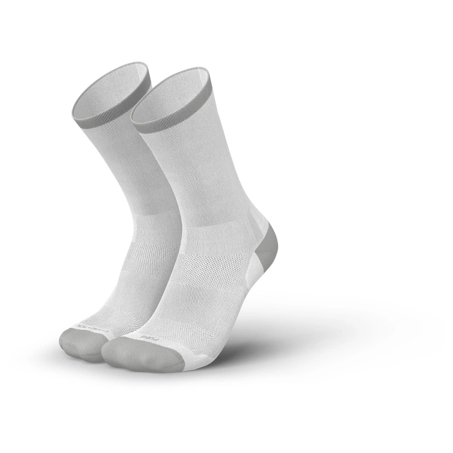 Чорапи за бягане INCYLENCE Pure V1 Cycling socks - White