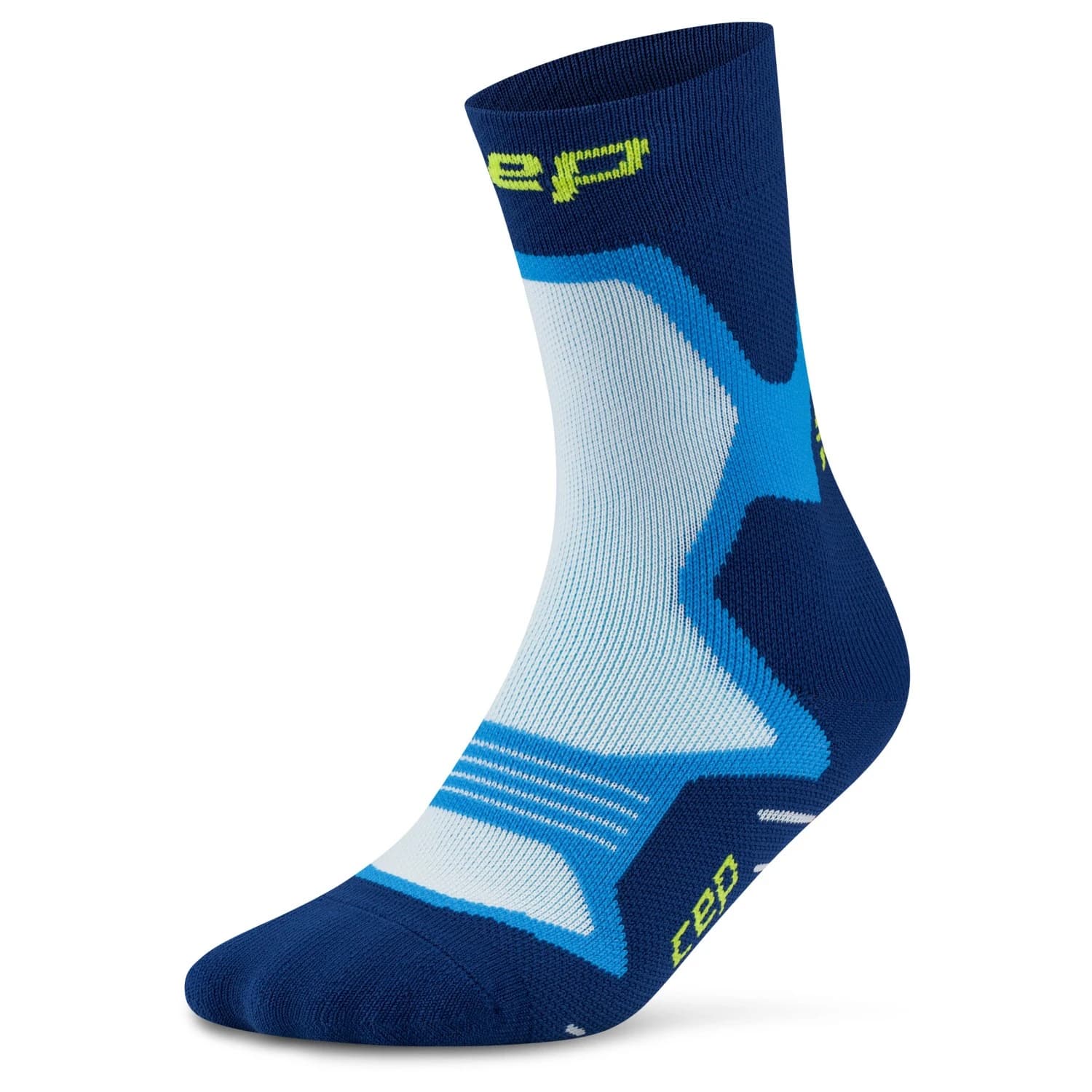 Чорапи за бягане Cep Run Cushion Mid Cut Running socks - Blue