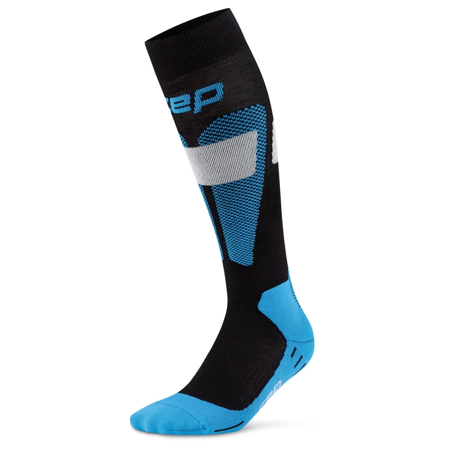 Ски чорапи CEP Ski Merino Tall 3.0 Ski socks - Black / Blue