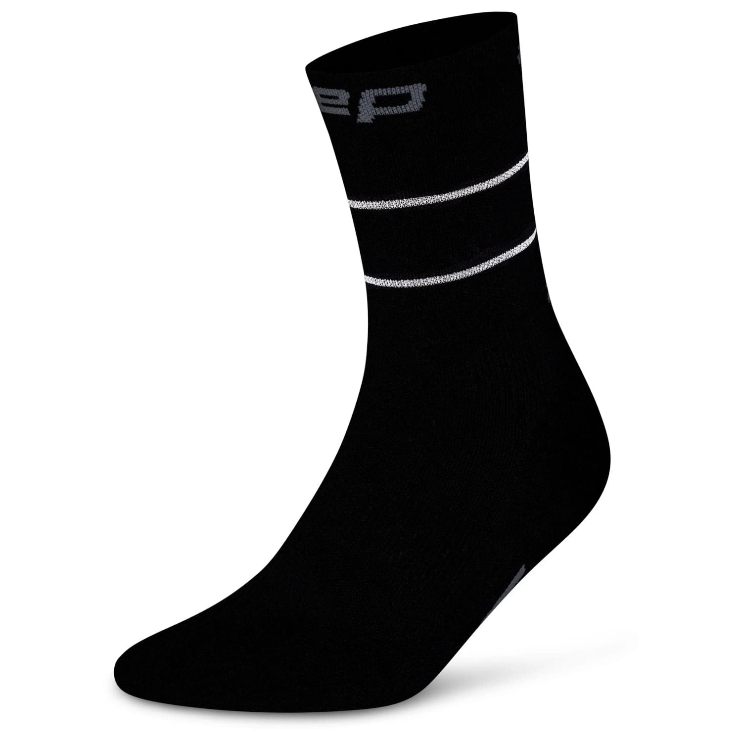 Дамски чорапи за бягане CEP Women's Pro Run Reflective Mid Cut 2.0 Running socks - Black