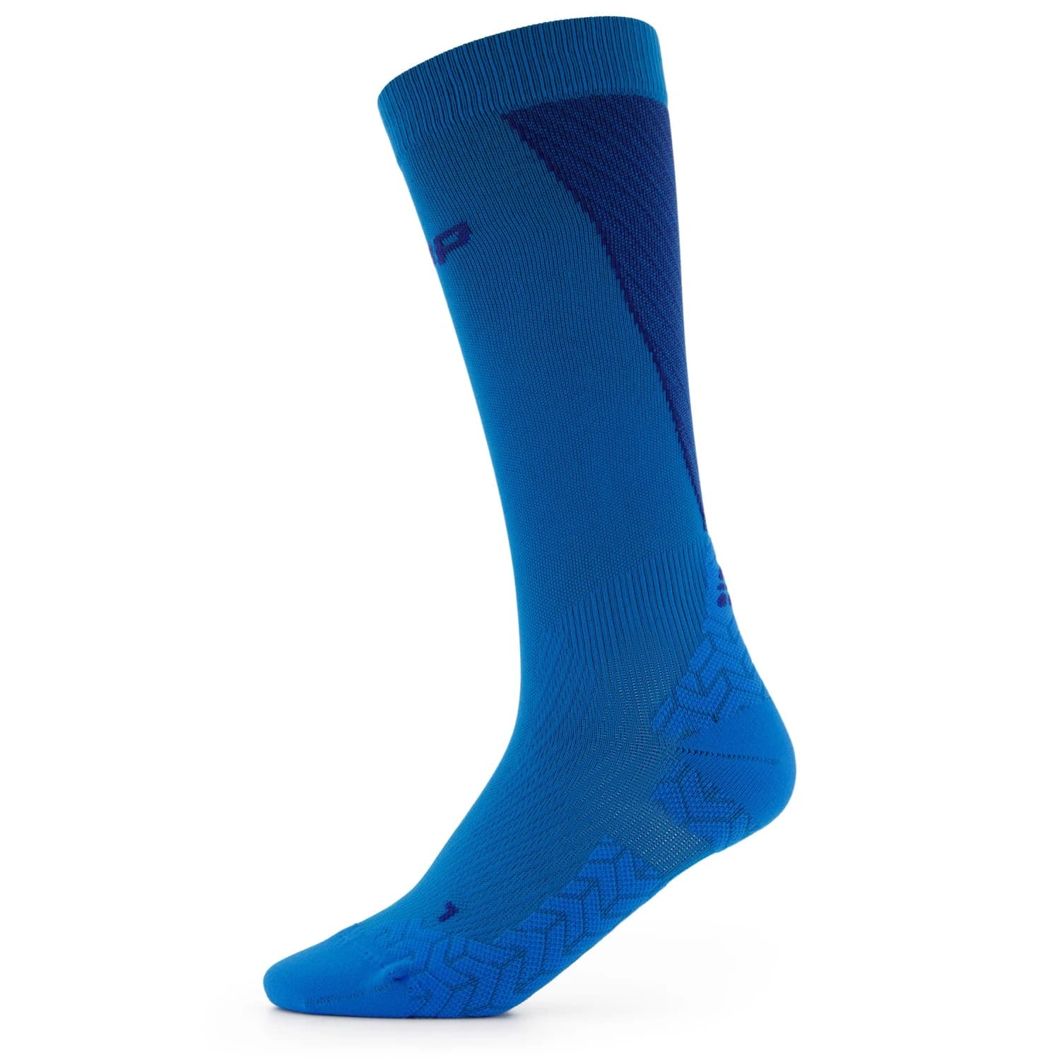 Дамски компресионни чорапи Cep Women's Run Ultralight Tall 4.0 Compression socks - Blue / Dark Blue