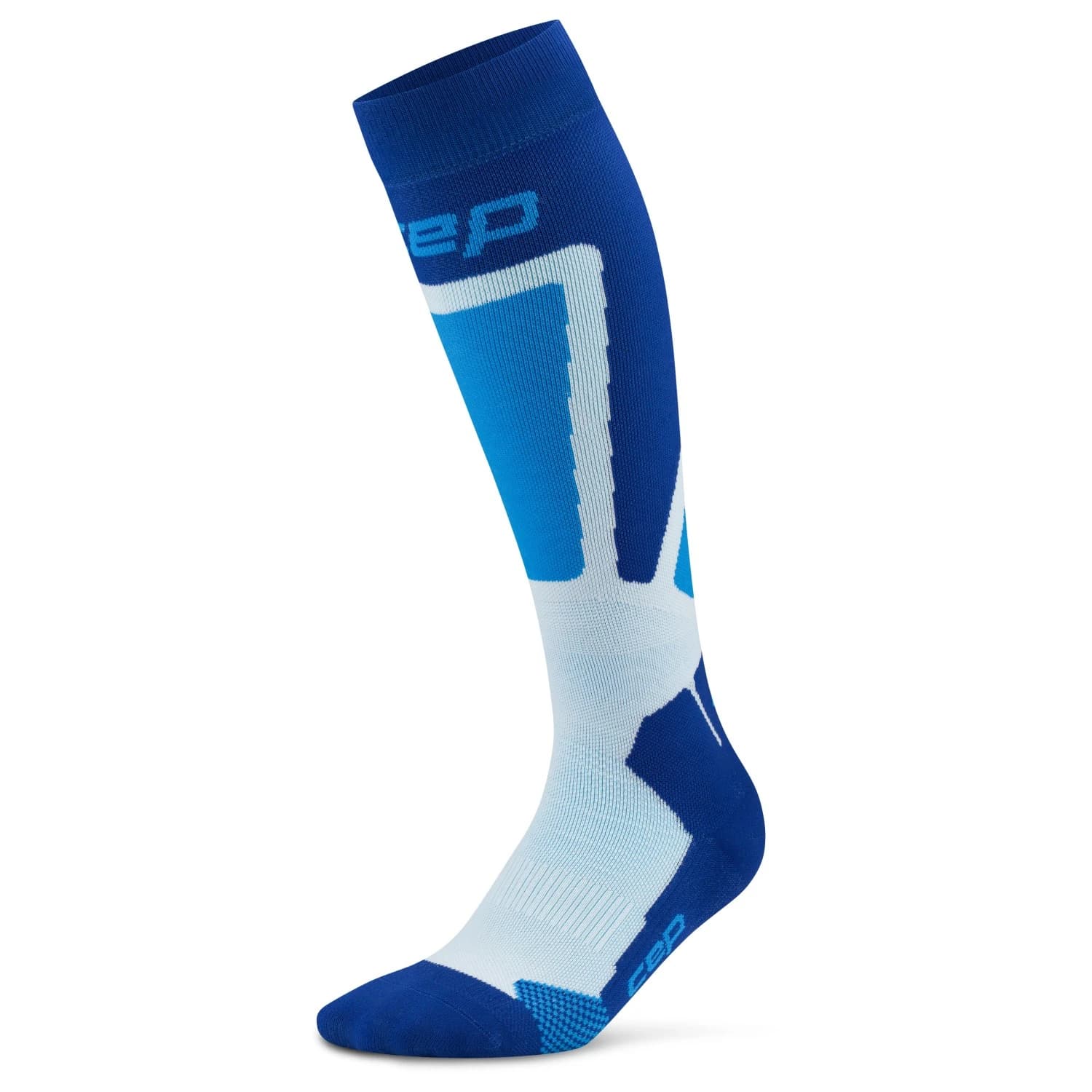 Ски чорапи CEP Women's Ski Thermo Tall 4.0 Ski socks - Blue / Aqua