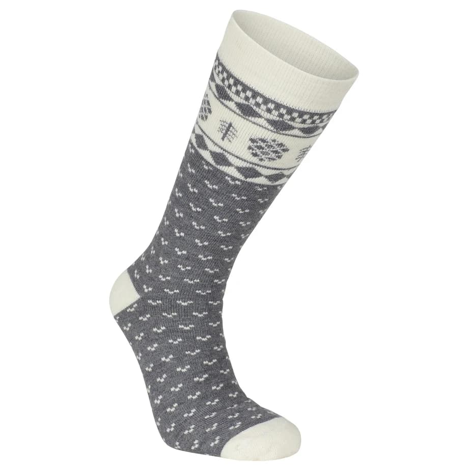 Мериносови чорапи Ivanhoe of Sweden Wool Sock Folklore Merino socks - Grey