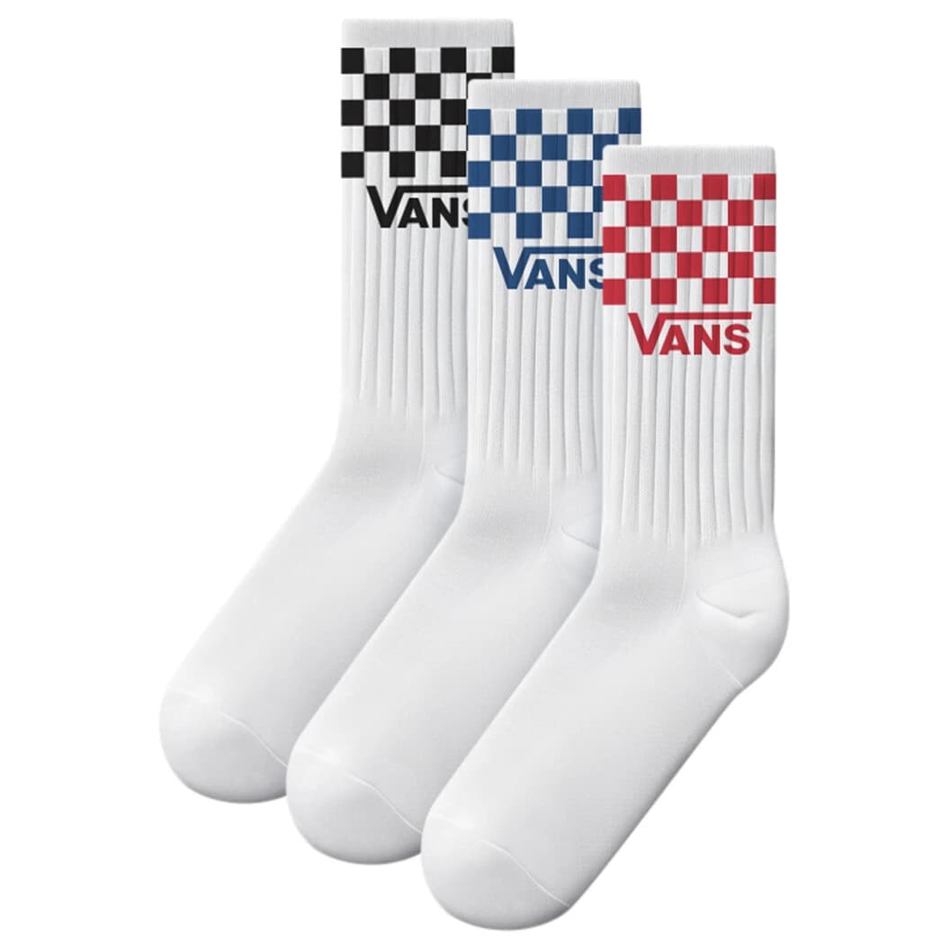 Спортни чорапи Vans Classic Check Crew Sports socks - White