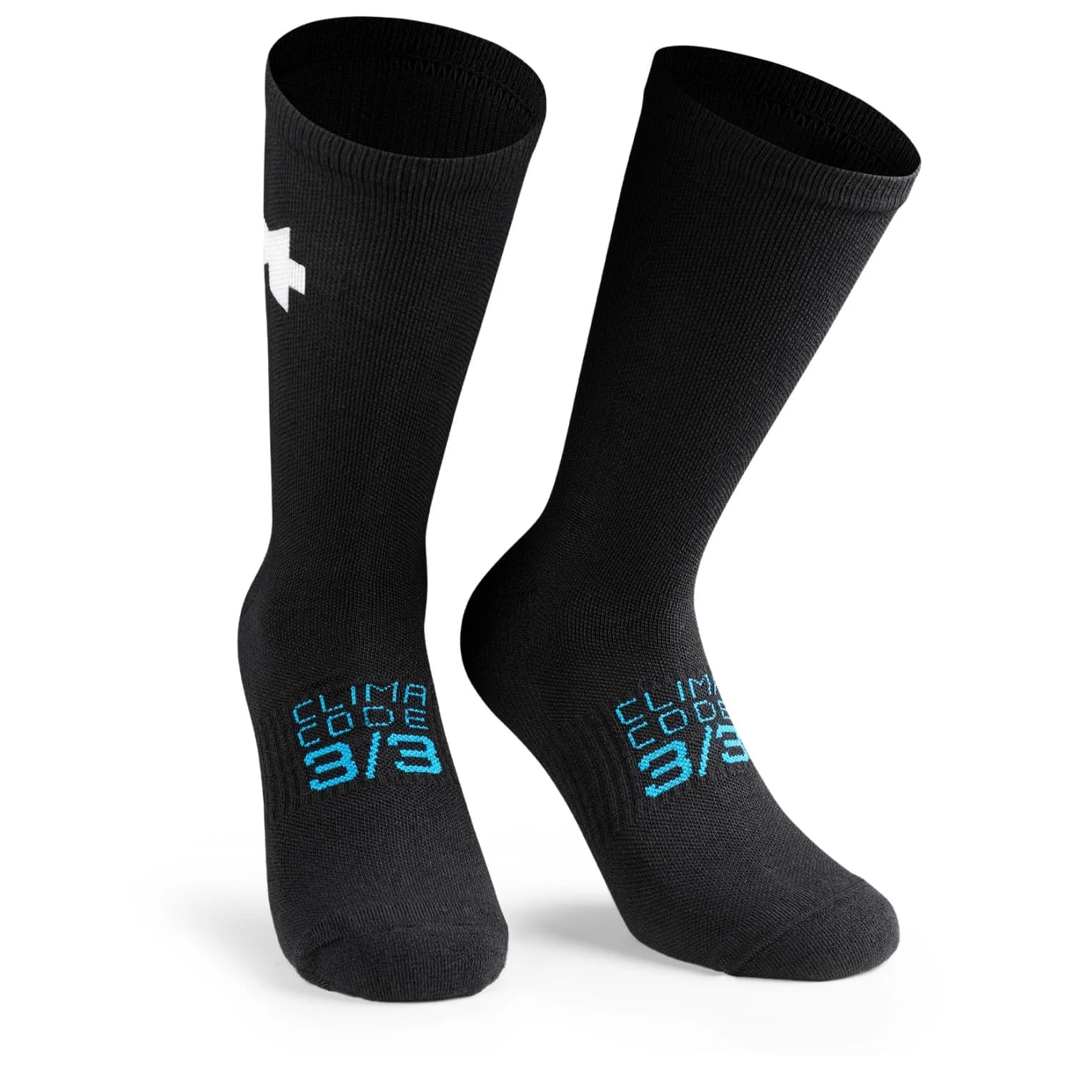 Чорапи за колоездене ASSOS Winter Socks P1 Cycling socks - Black Series