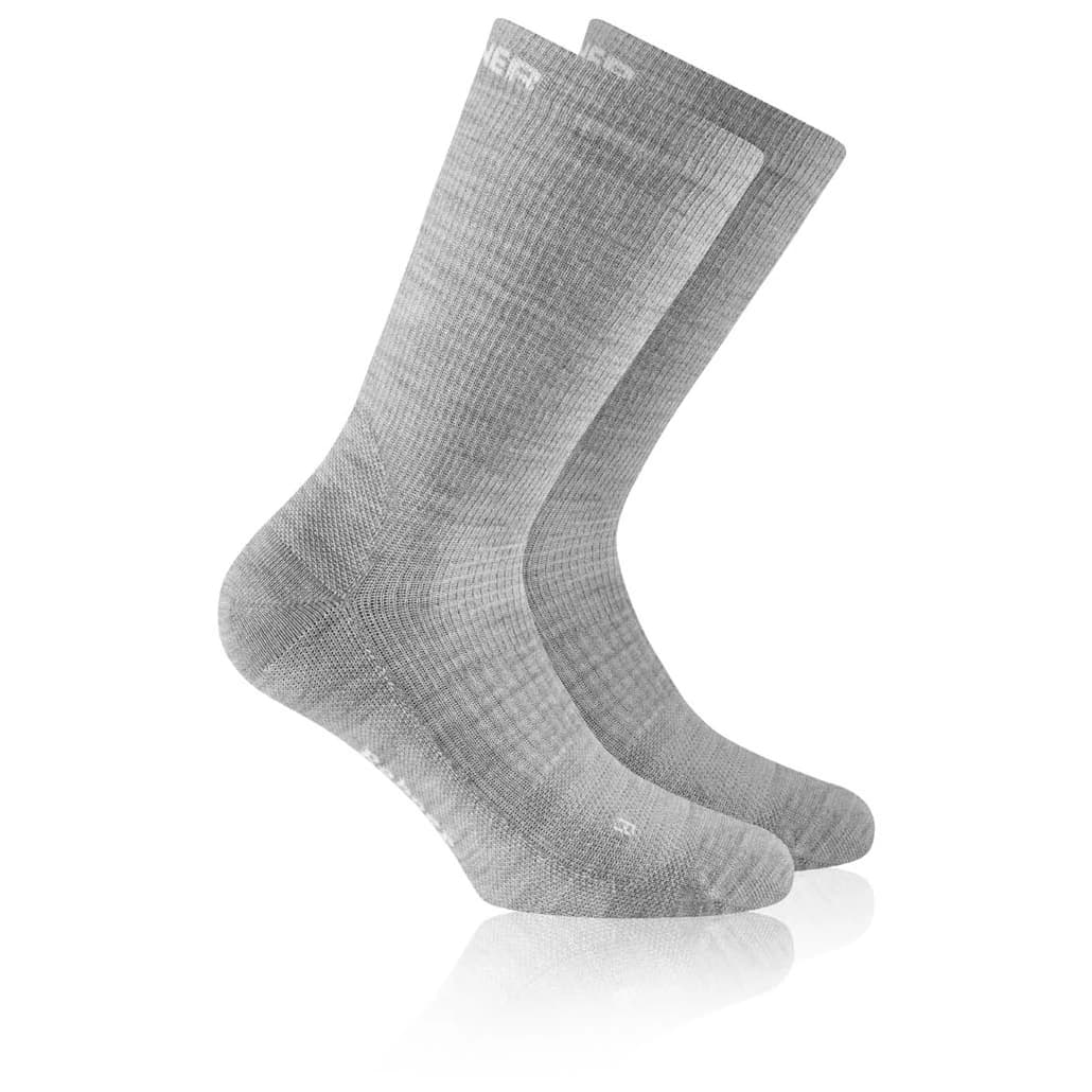 Туристически чорапи Rohner Dynamic Merino L/R Walking socks - Hellgrau