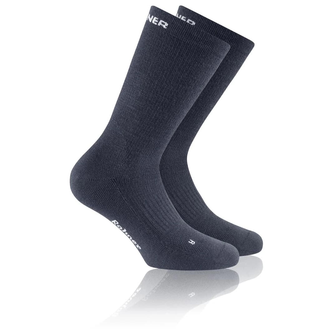 Туристически чорапи Rohner Dynamic Merino L/R Walking socks - Marine Dunkel
