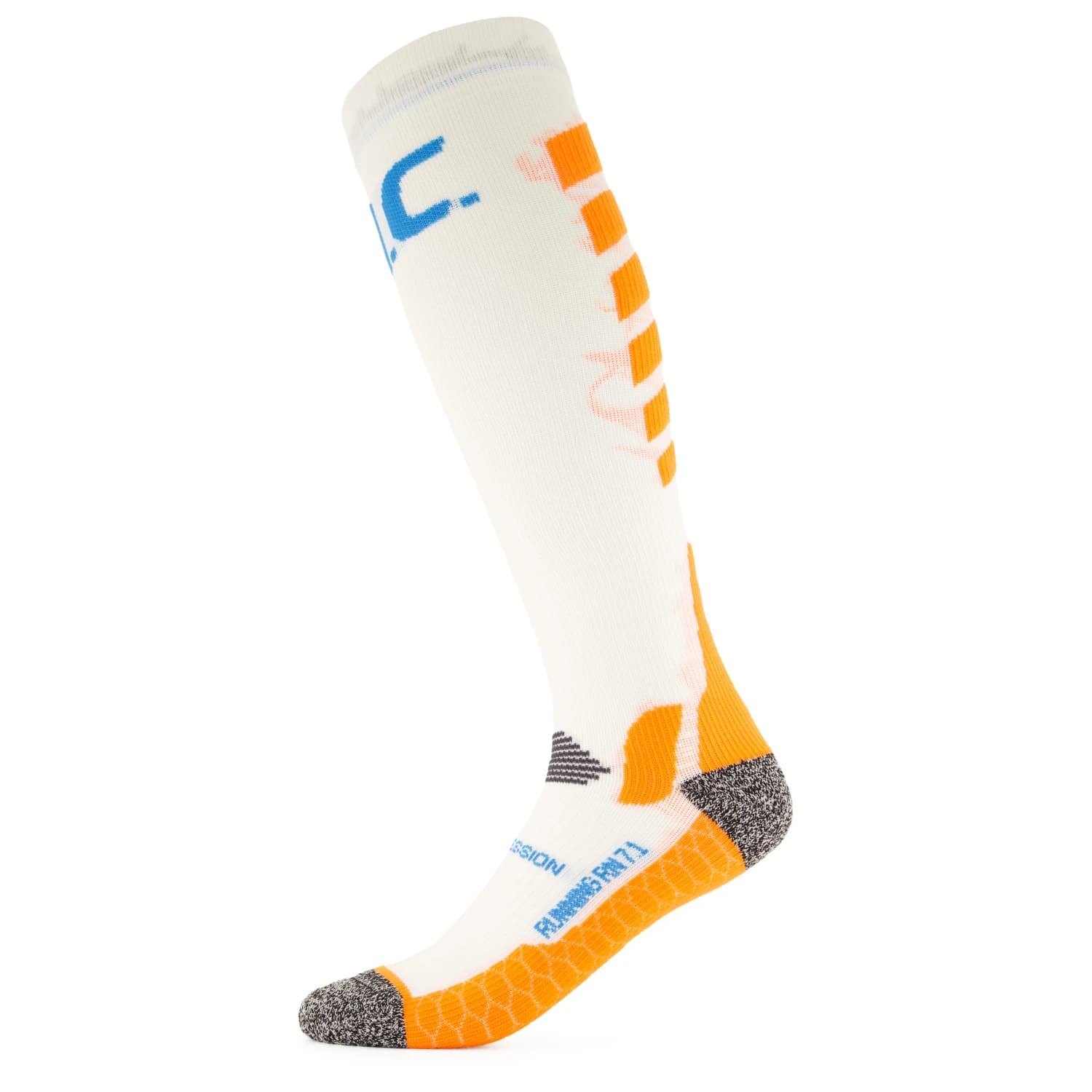 Мъжки компресионни чорапи P.A.C. RN 7.1 Running Pro Compression Compression socks - White