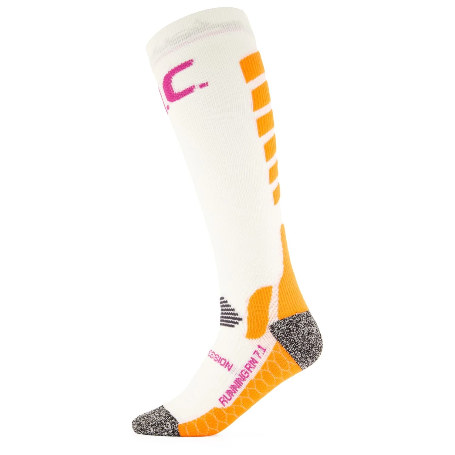 Дамски компресионни чорапи P.A.C. Women's RN 7.1 Running Pro Compression Compression socks - White