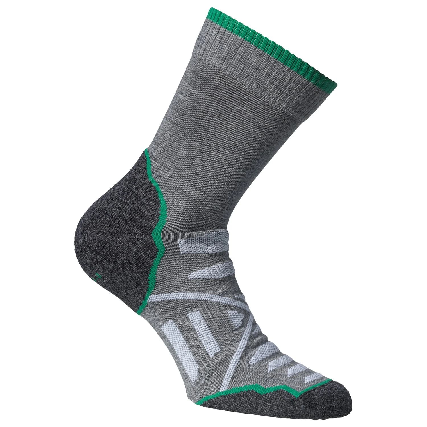 Туристически чорапи Alpacasocks&Co Hikinh Sport 2-Pack Walking socks - Grey / Green / Carboneasphaltmale