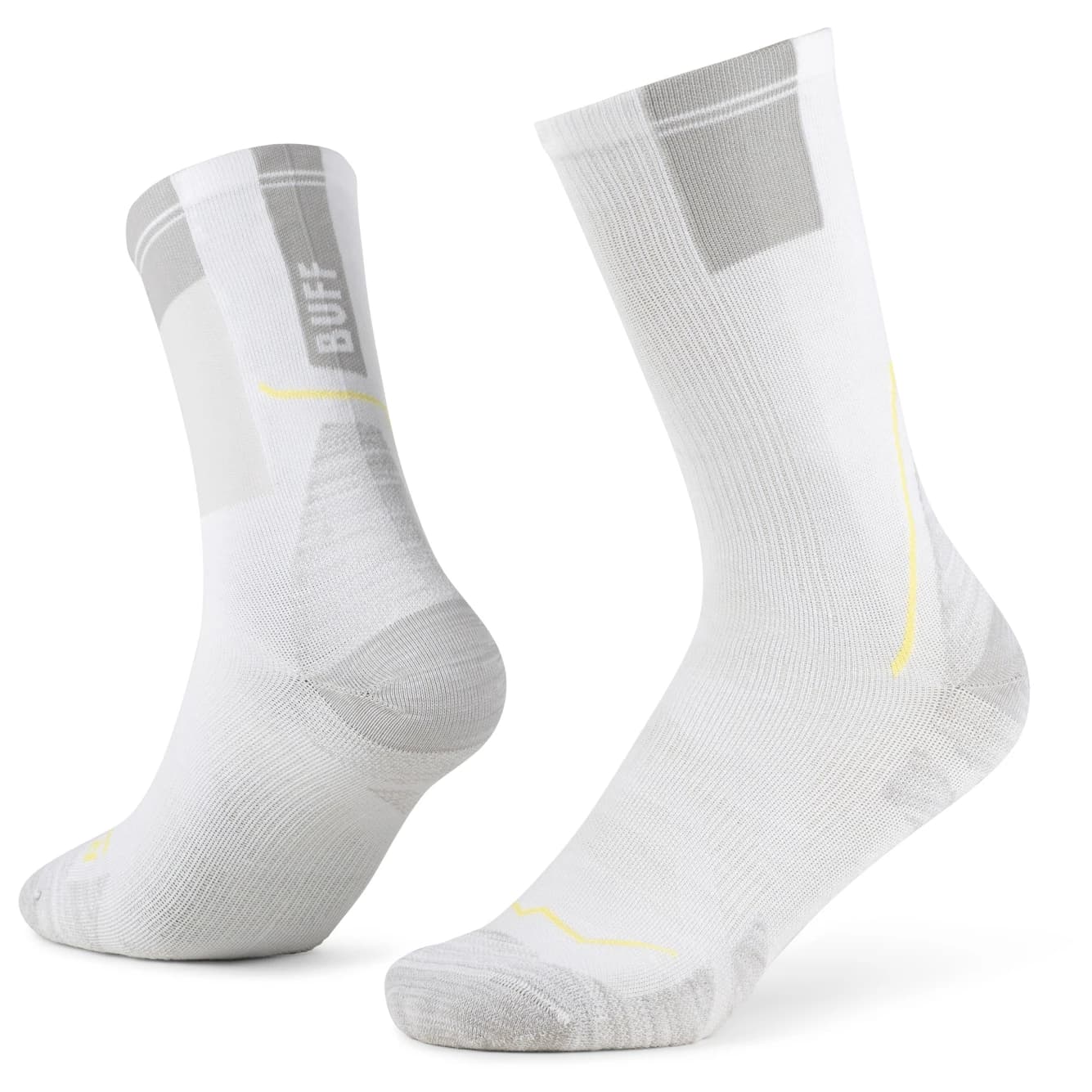 Чорапи за бягане Buff Coolnet Crew Sock Running socks - White