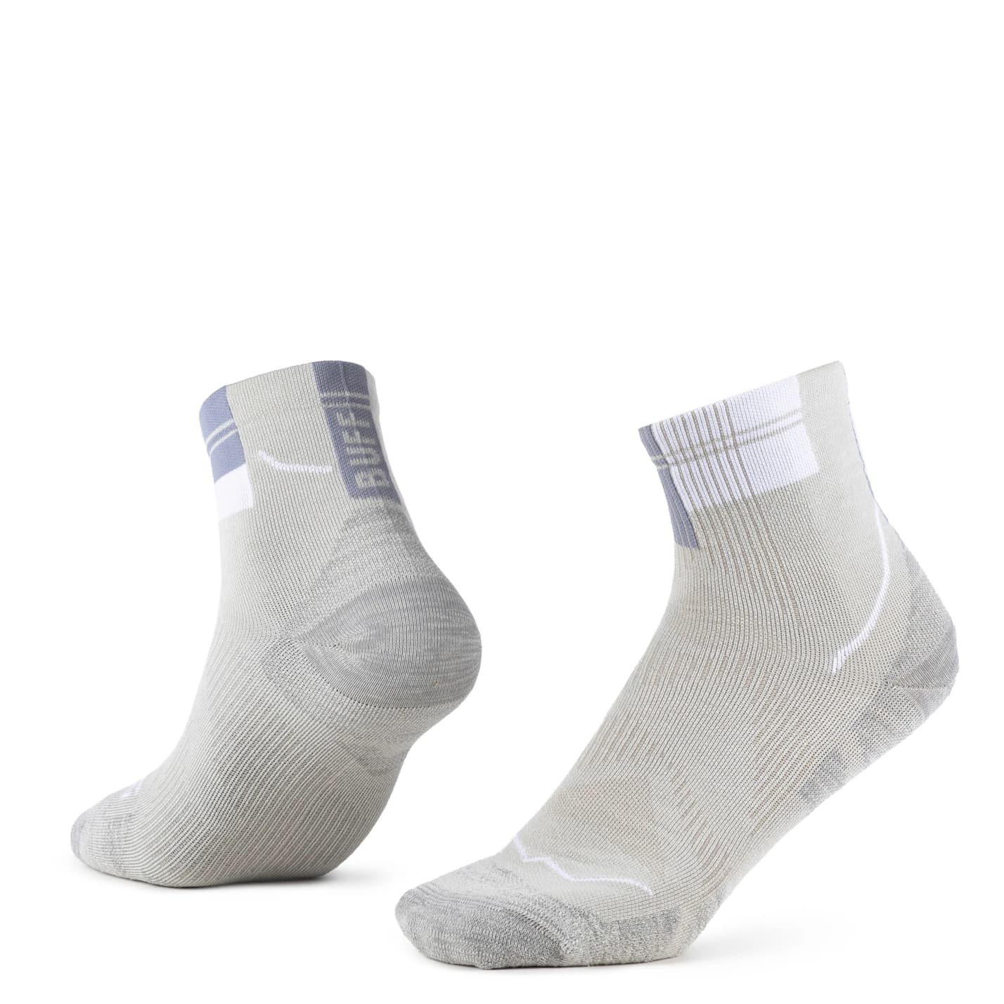 Чорапи за бягане Buff Coolnet Quarter Sock Running socks - Desert