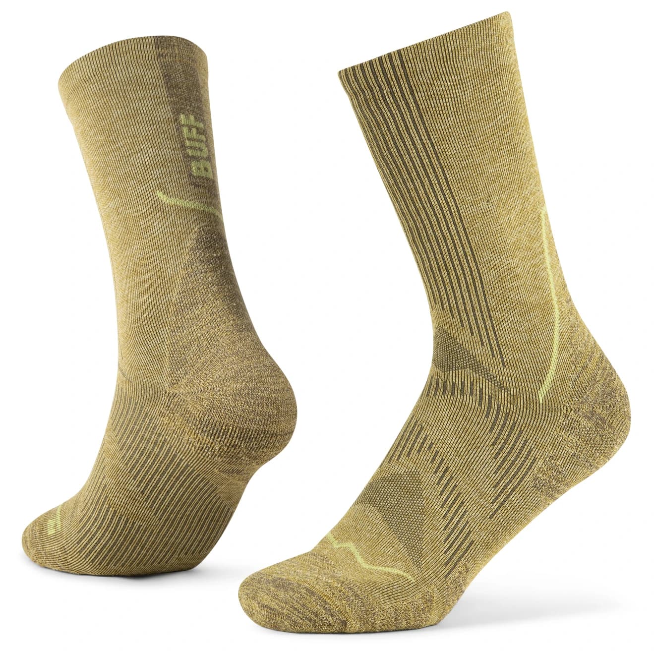 Чорапи за бягане Buff Dryflx Crew Sock Running socks - Gingko