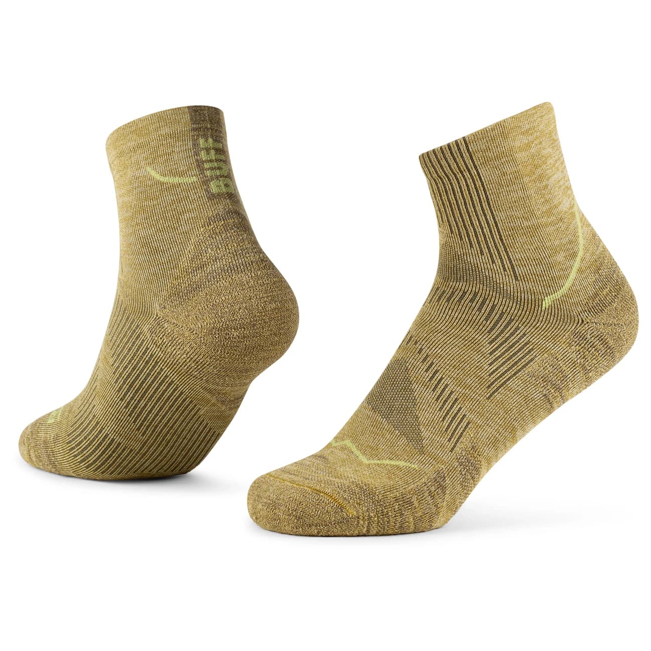 Чорапи за бягане Buff Dryflx Quarter Sock Running socks - Gingko