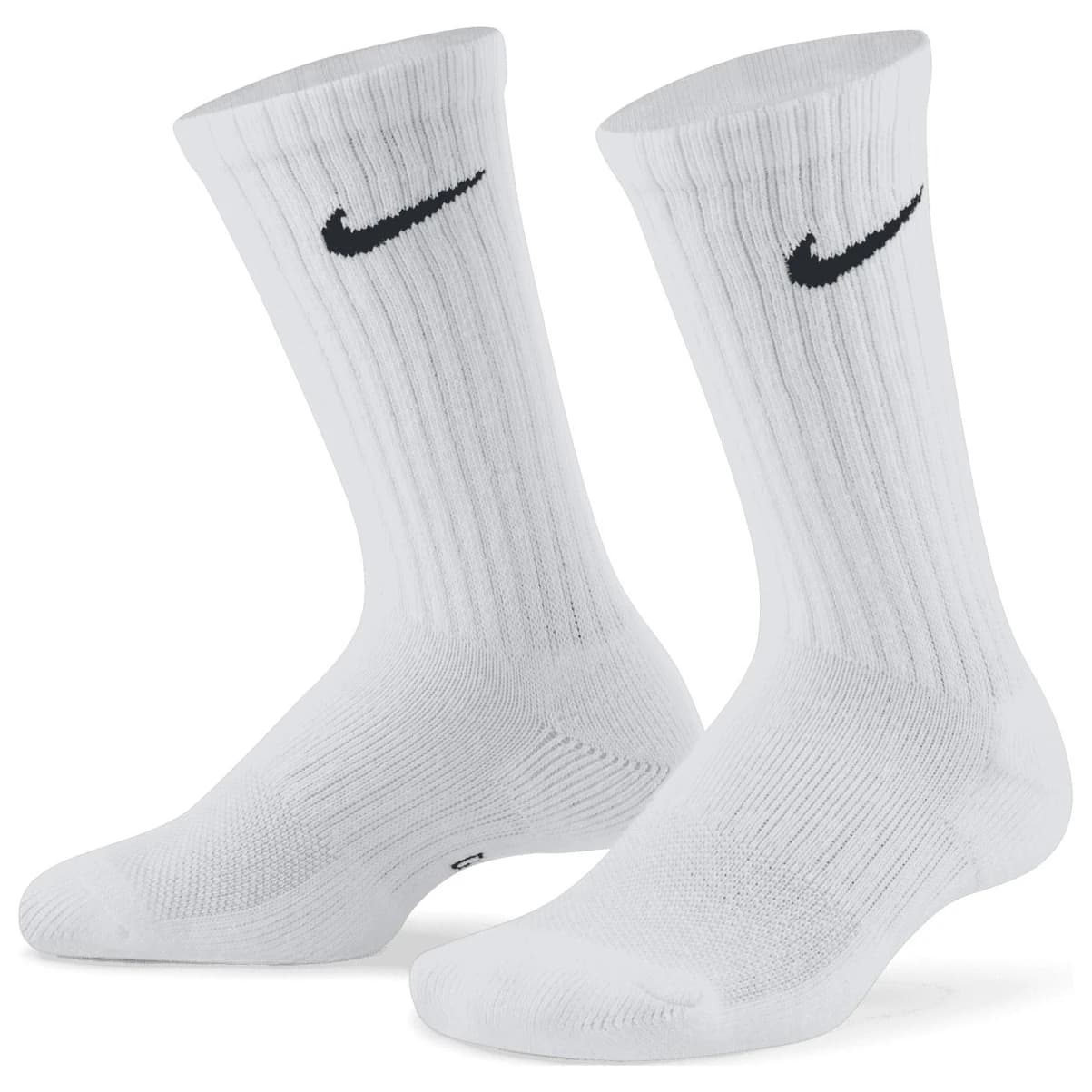 Детски спортни чорапи Nike Kid's Everyday Cushioned Crew Socks 3-Pack Sports socks - White / Black