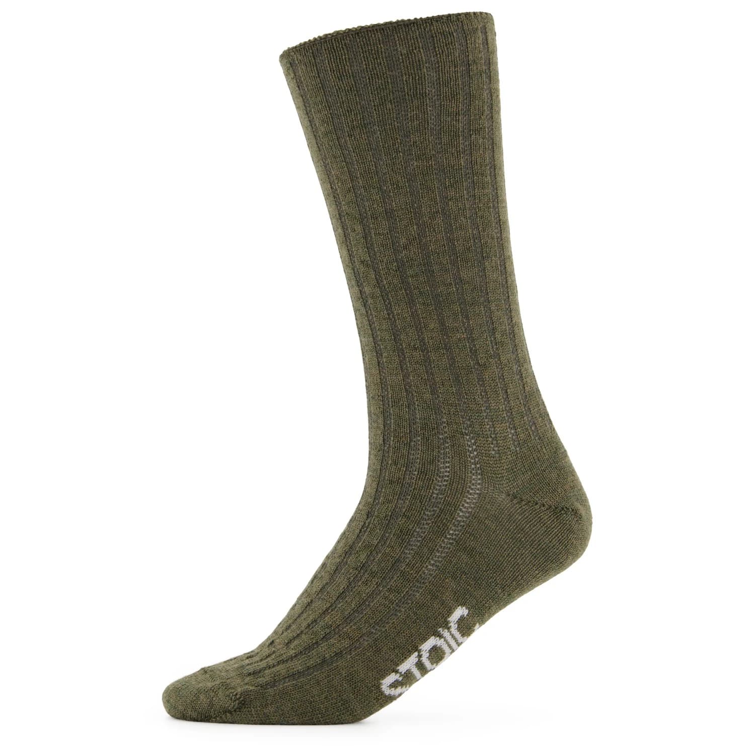 Спортни чорапи Stoic Merino Basic Rib Socks Heritage Sports socks - Olive Melange