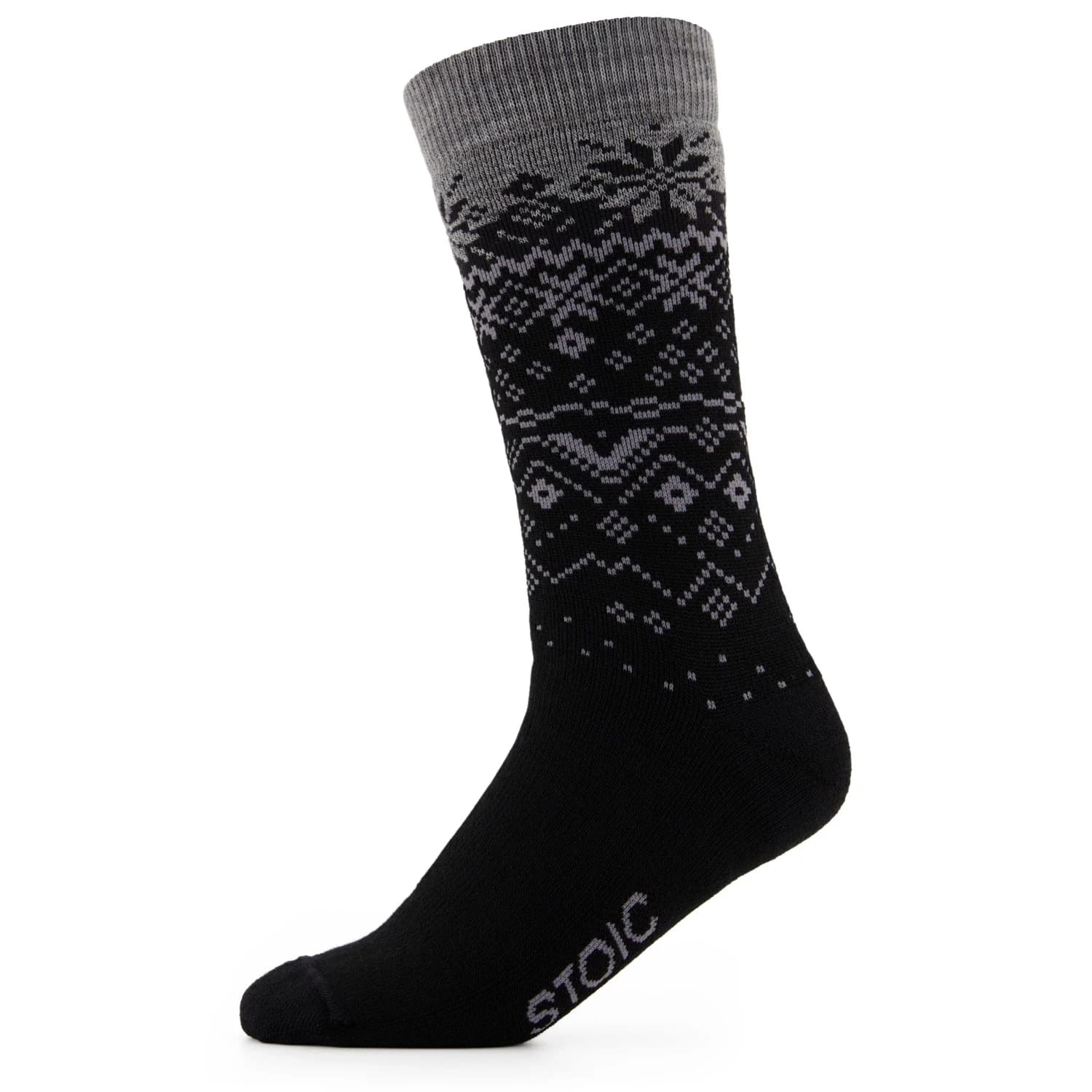 Спортни чорапи Stoic Merino Warmwool Scandic Socks Merino socks - Black / Grey