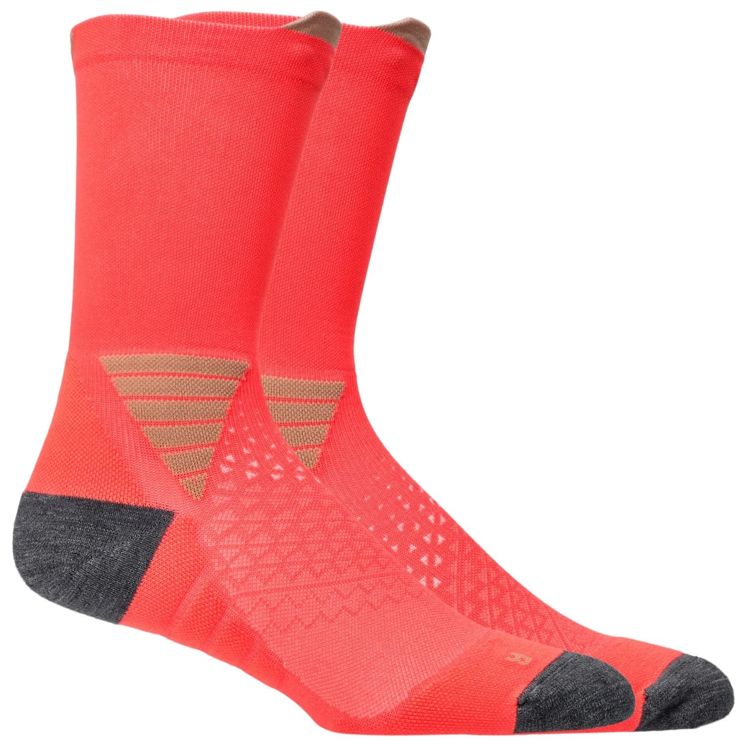 Чорапи за бягане Asics Fujitrail Crew Sock Running socks - Sun Coral