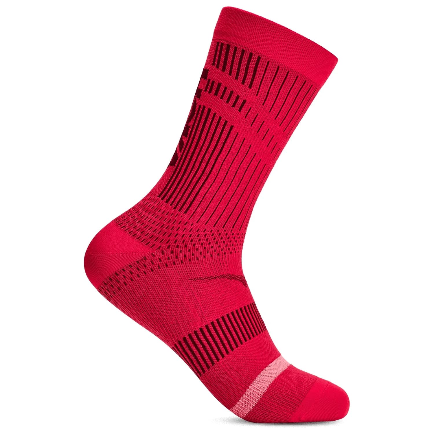 Чорапи за бягане HOKA Trail Race Crew Sock Running socks - Cerise